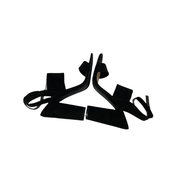 Just fab Slingback Sandal Perenna block heels size 7 - Picture 2 of 6